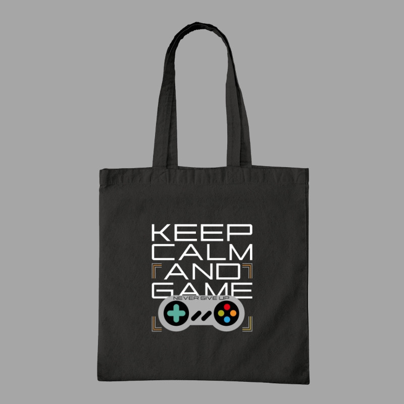 Keep Calm And Game Tote Bag